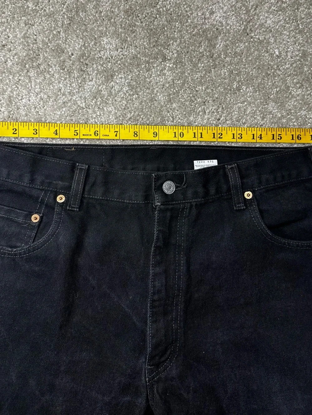 Vintage 90s Levi's 560s Men's Black Jeans